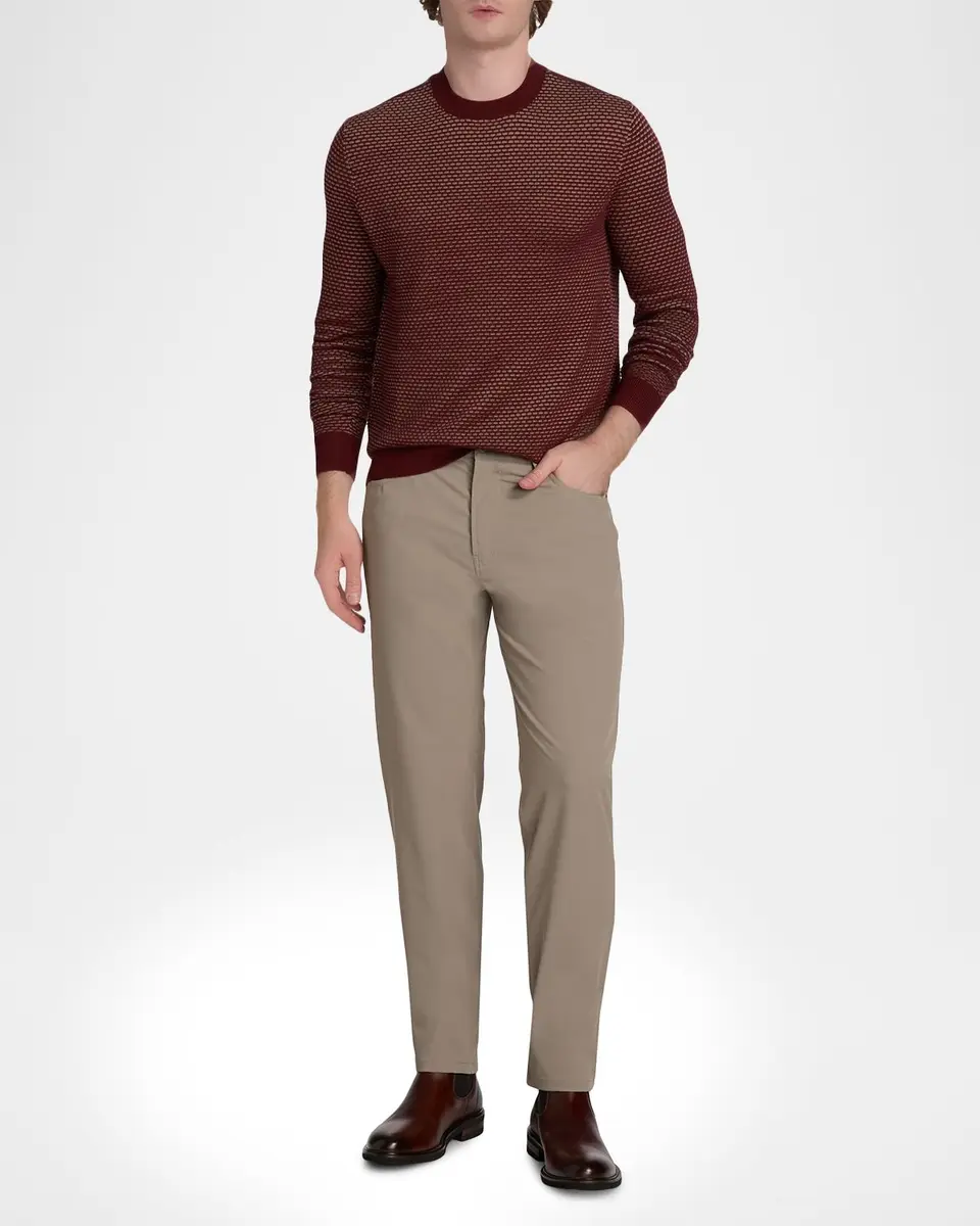 Emporio Armani Men's Nylon Stretch Slim Five-Pocket Pants | Thumbnail 2