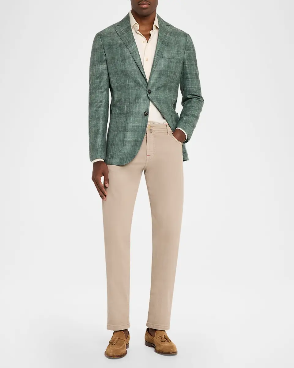 Sartorio Men's Check Wool-Linen Sport Coat | Thumbnail 2 Sartorio Men's Check Wool-Linen Sport Coat | Thumbnail 2