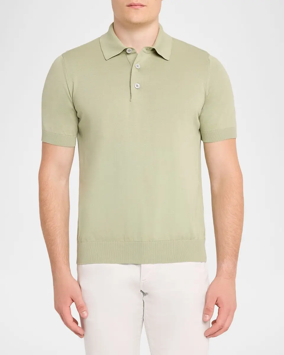 Sartorio Men's Cotton Polo Shirt | Thumbnail 4