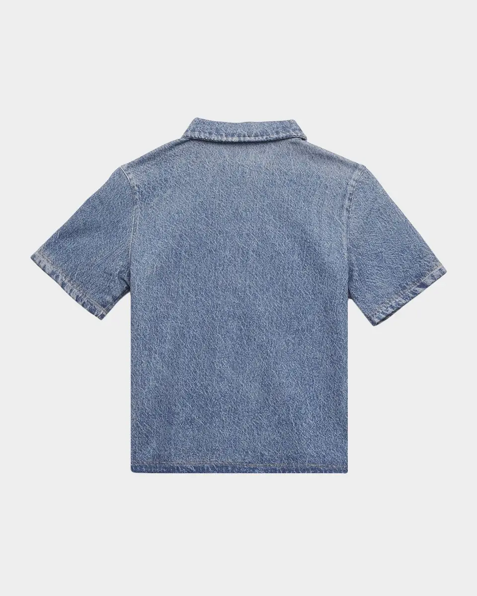 rag & bone Kid's Mini Miramar Terry Polo Shirt | Thumbnail 2 rag & bone Kid's Mini Miramar Terry Polo Shirt | Thumbnail 2