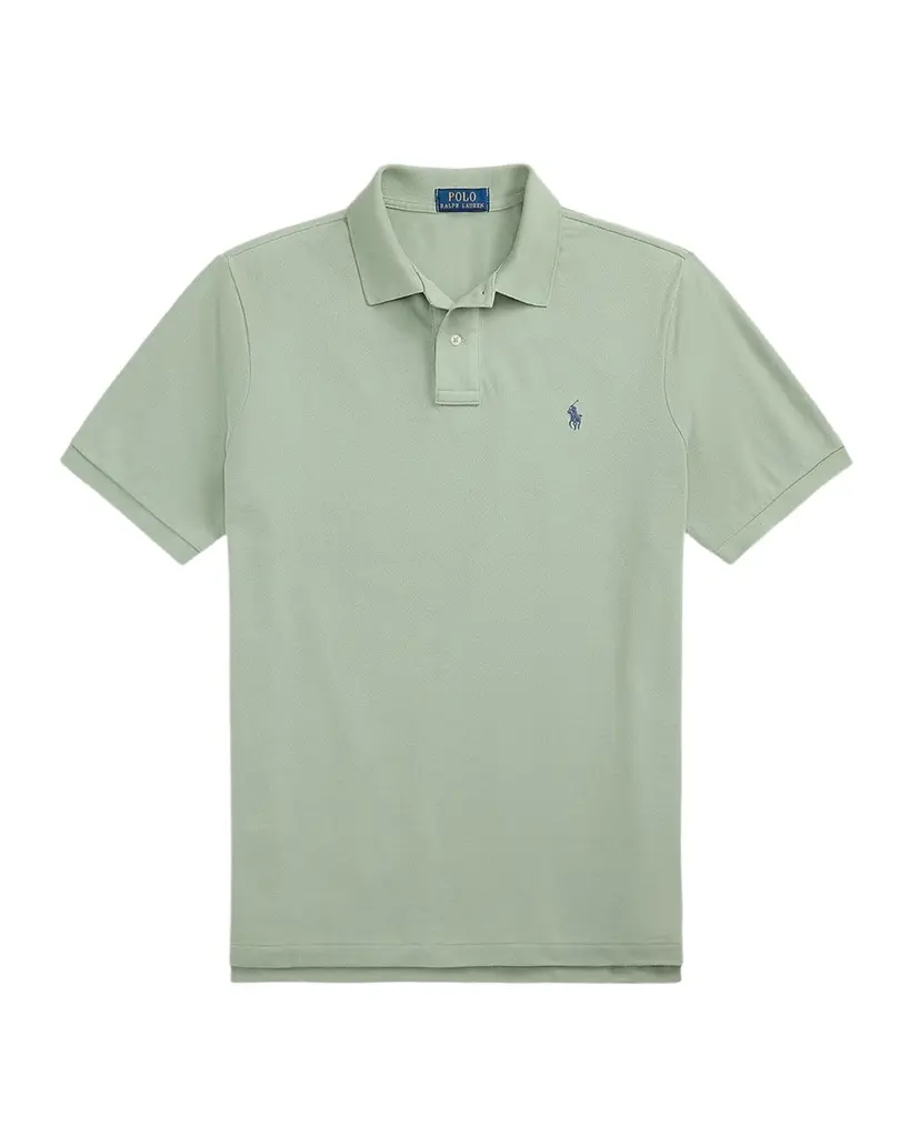 Polo Ralph Lauren Men's Basic Mesh Cotton Polo Shirt | Image 1 Polo Ralph Lauren Men's Basic Mesh Cotton Polo Shirt | Image 1