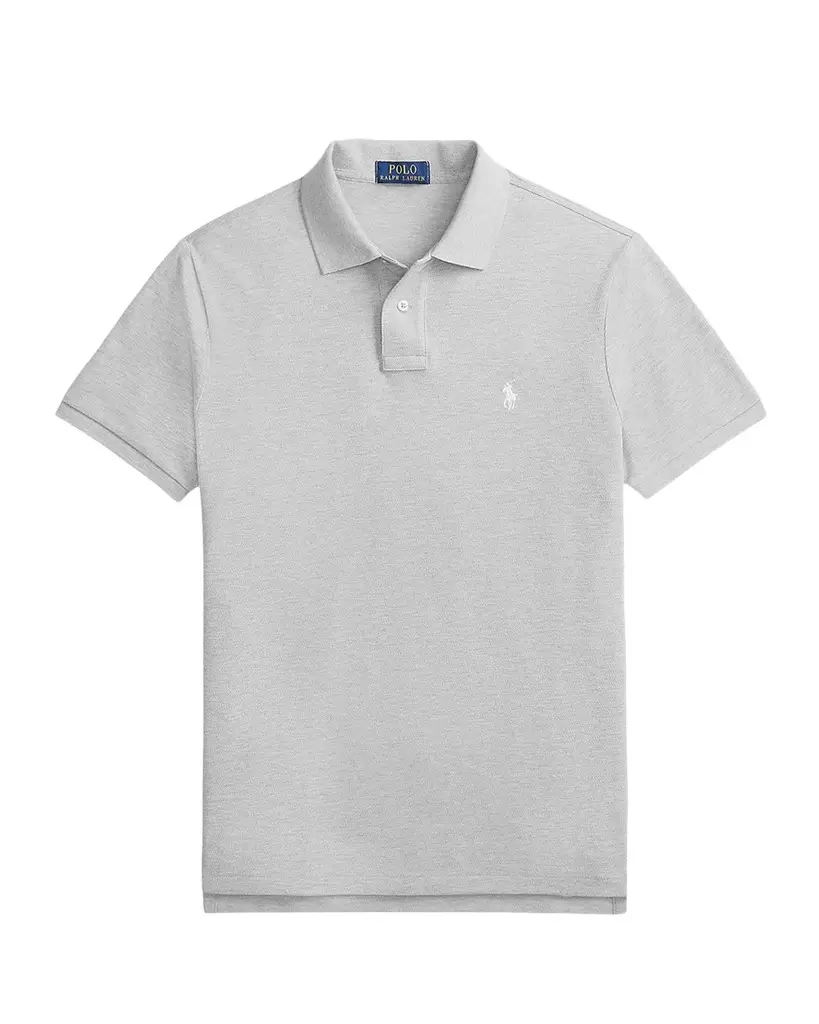 Polo Ralph Lauren Men's Basic Mesh Cotton Polo Shirt | Image 1 Polo Ralph Lauren Men's Basic Mesh Cotton Polo Shirt | Image 1