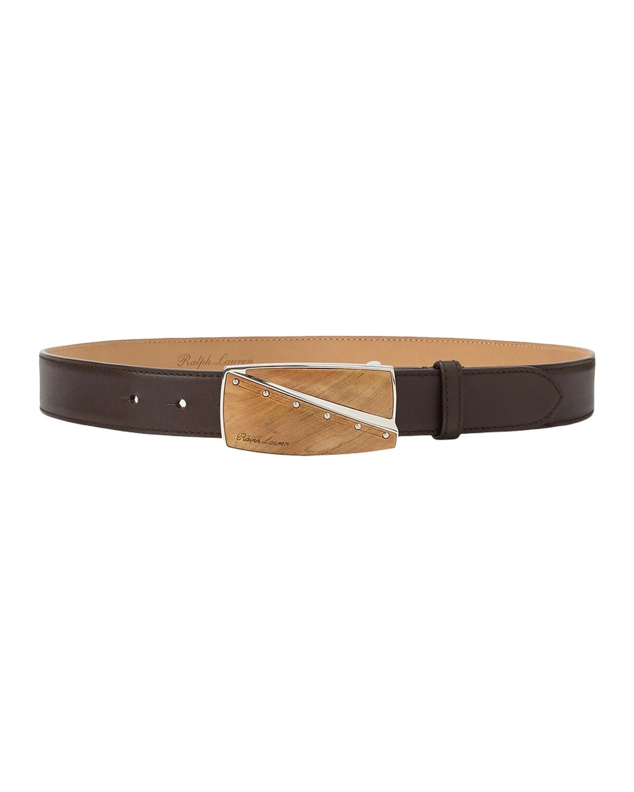 Abstract-Plaque-Buckle Calfskin Belt Abstract-Plaque-Buckle Calfskin Belt
