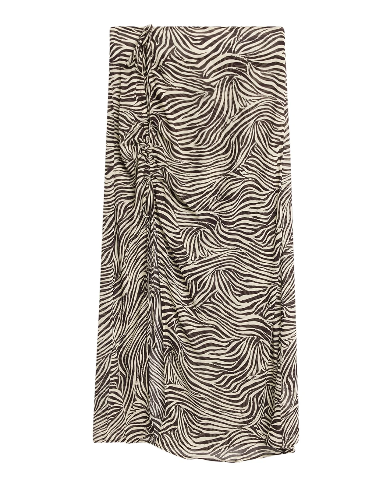 Lia Zebra Midi Skirt