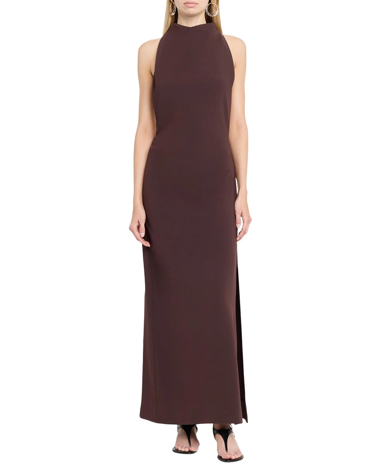 Proenza Schouler Selena Twisted-Strap Open-Back Maxi Dress