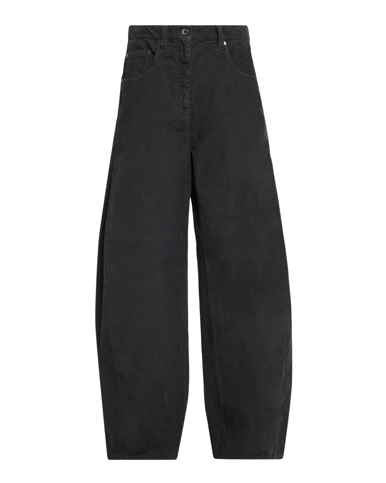 Corduroy Wide Barrel-Leg Pants Corduroy Wide Barrel-Leg Pants