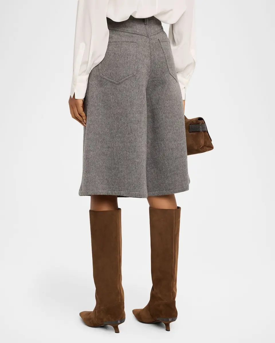 Brunello Cucinelli Virgin Wool Bermuda Shorts | Thumbnail 3