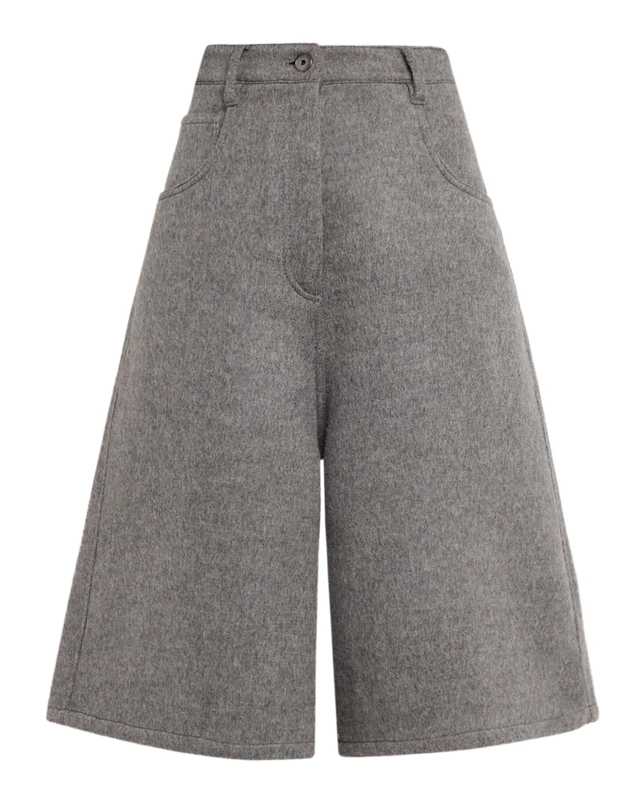 Virgin Wool Bermuda Shorts Virgin Wool Bermuda Shorts