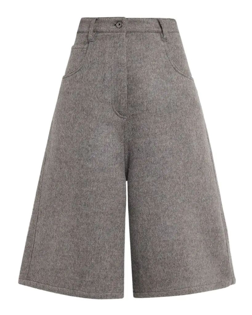 Brunello Cucinelli Virgin Wool Bermuda Shorts | Image 1 Brunello Cucinelli Virgin Wool Bermuda Shorts | Image 1