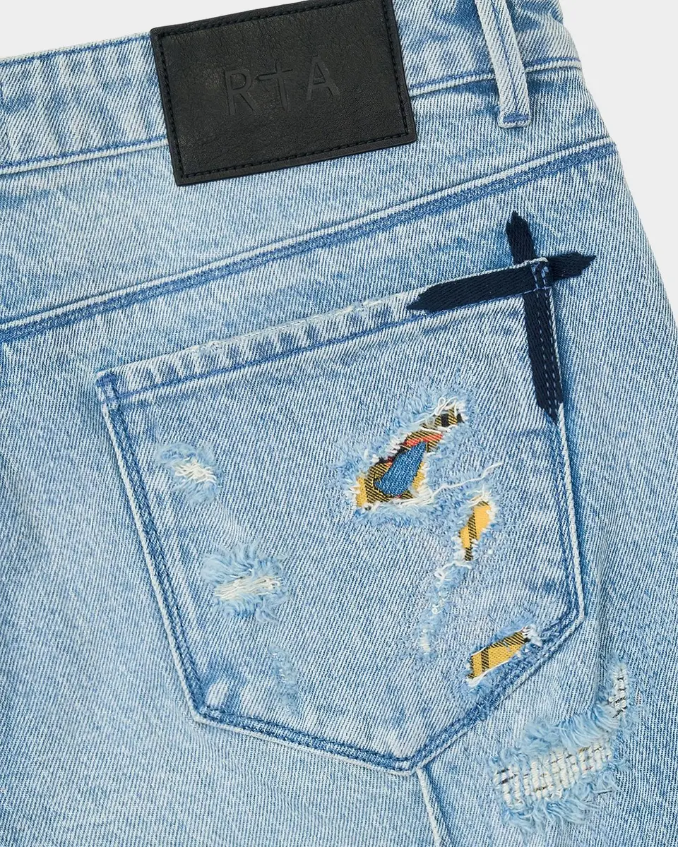 RTA Men's Chaparral Clayton Distressed Skinny Jeans | Thumbnail 4 RTA Men's Chaparral Clayton Distressed Skinny Jeans | Thumbnail 4