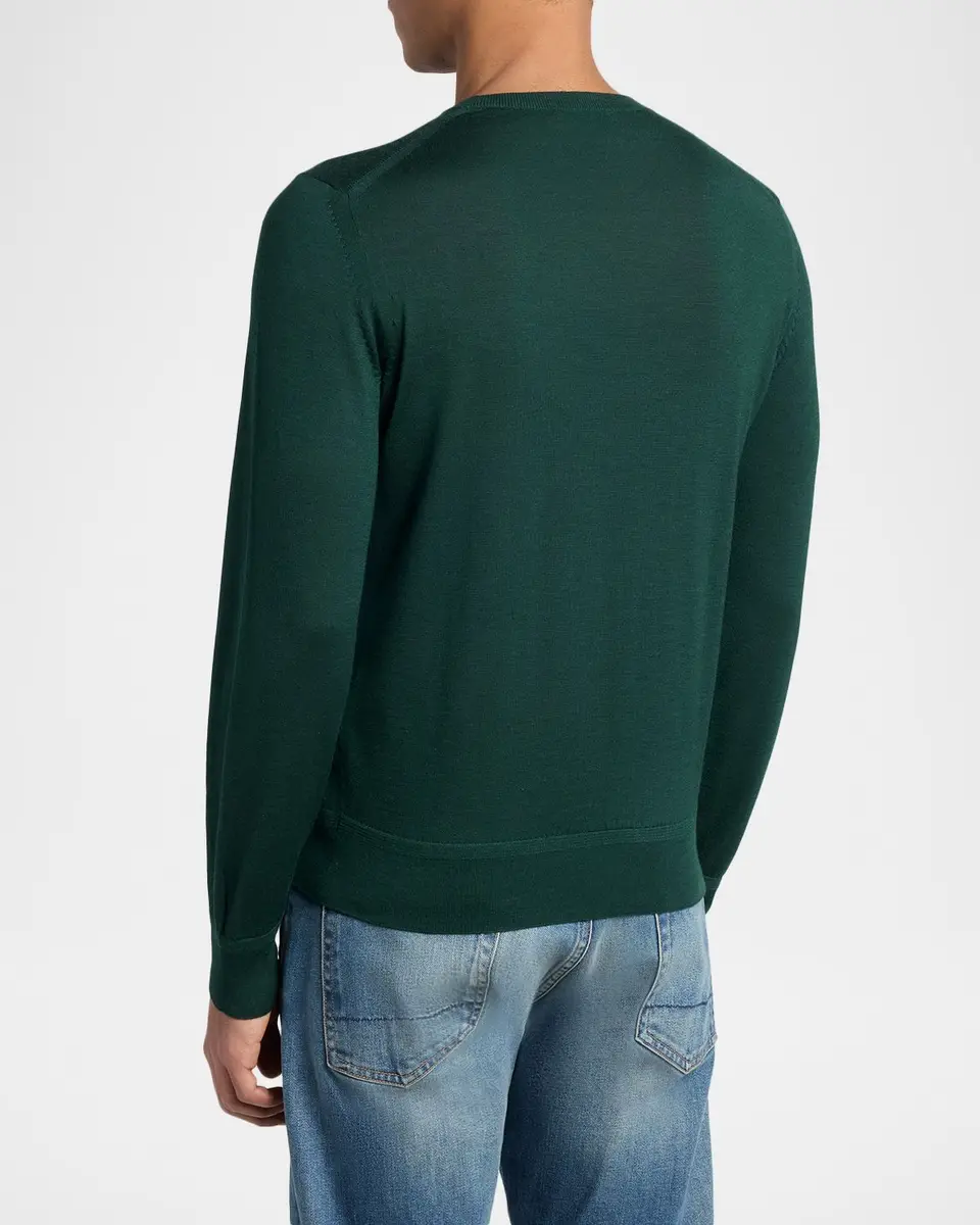 Tom Ford Men's Lyocell and Cotton Long-Sleeve T-Shirt | Thumbnail 3 Tom Ford Men's Lyocell and Cotton Long-Sleeve T-Shirt | Thumbnail 3