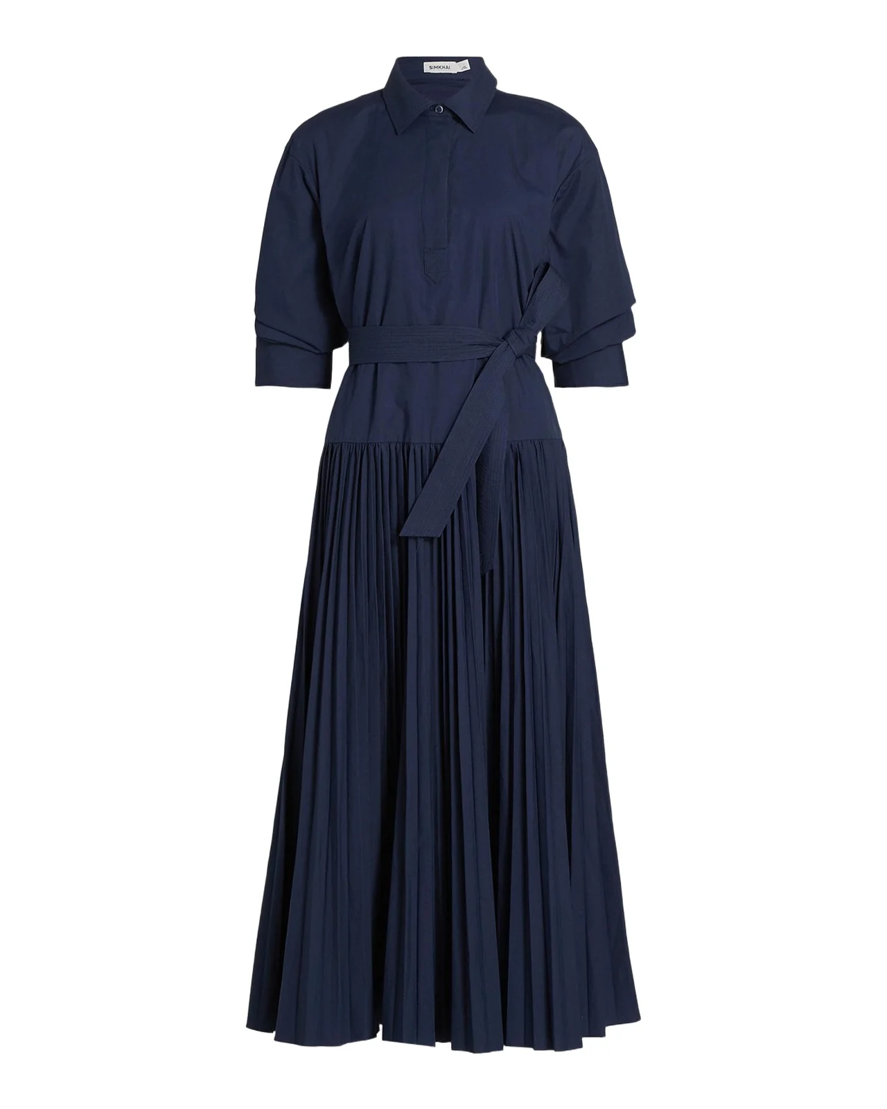 Arlo Belted Cotton Maxi Dress