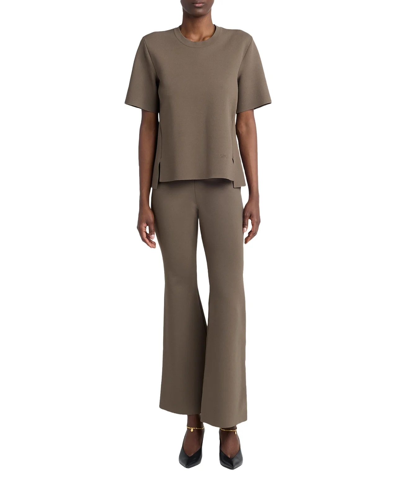 Compact Knit Iconic Flared Pants Compact Knit Iconic Flared Pants