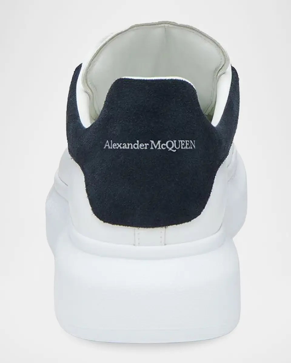 Alexander McQueen Men's Leather and Suede Oversized Sneakers | Thumbnail 4