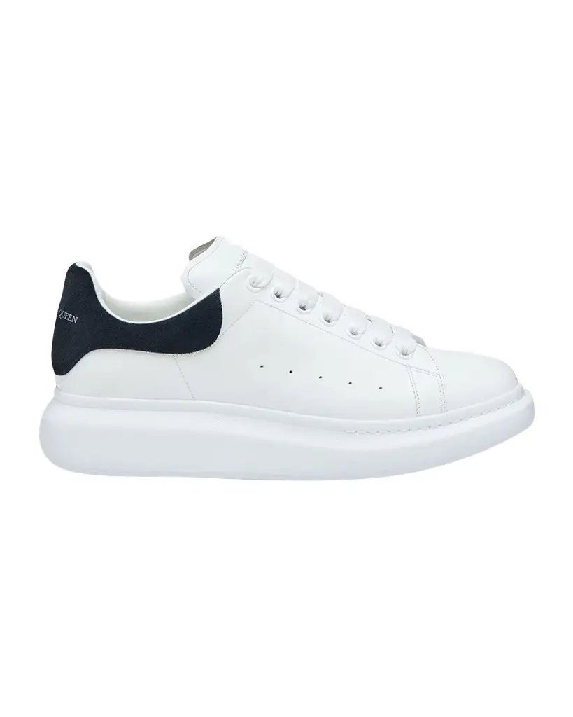Alexander McQueen Men's Leather and Suede Oversized Sneakers | Image 1 Alexander McQueen Men's Leather and Suede Oversized Sneakers | Image 1