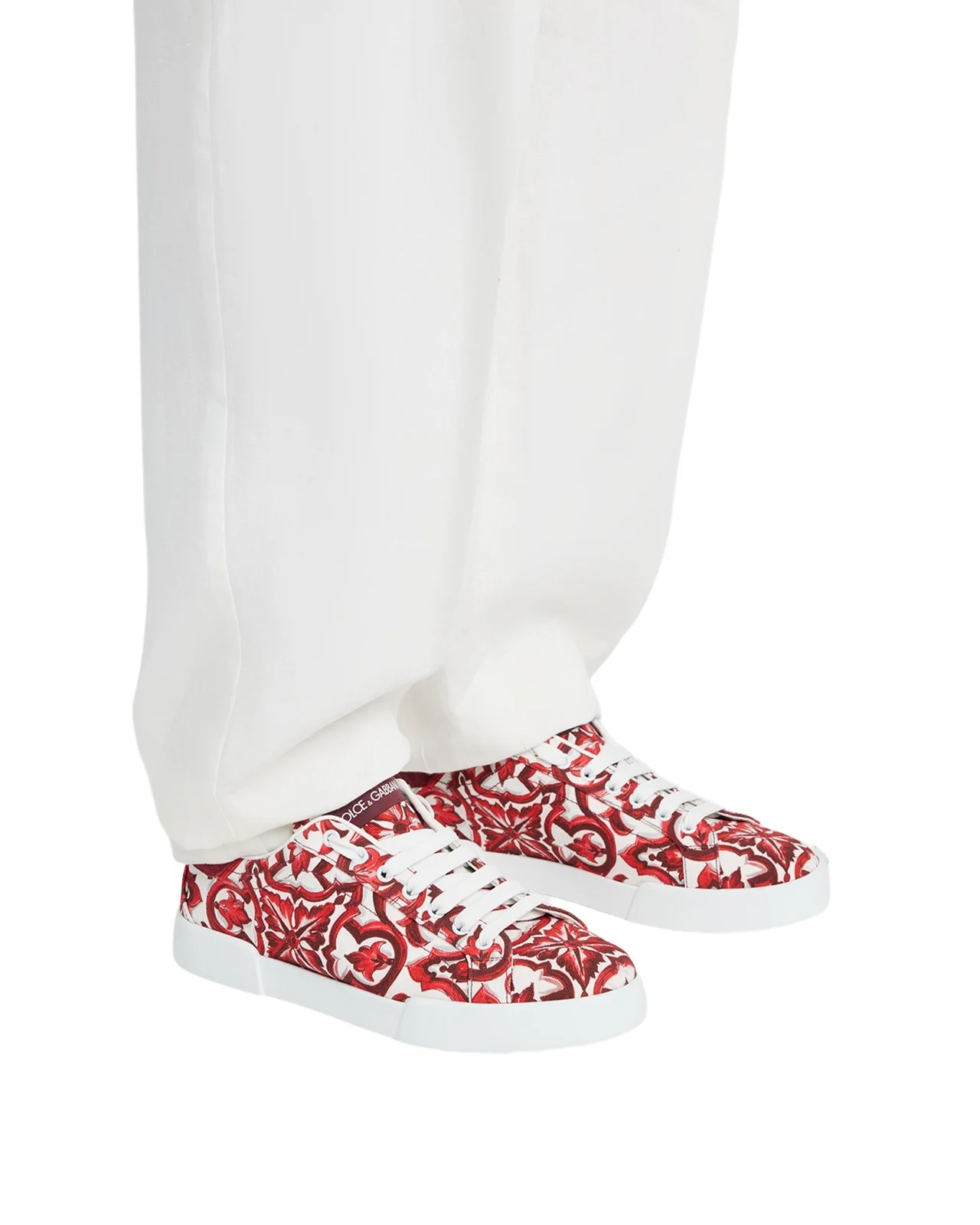 Men's Majolica Canvas Low-Top Sneakers Men's Majolica Canvas Low-Top Sneakers