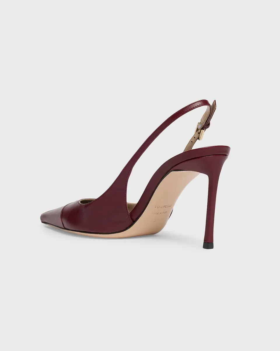 Tom Ford 85mm Shiny Kid Leather Slingback Pumps | Thumbnail 2 Tom Ford 85mm Shiny Kid Leather Slingback Pumps | Thumbnail 2