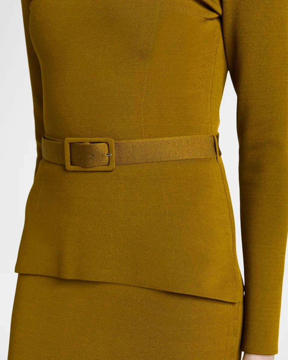 Tom Ford Olivinegr Long-Sleeve Belted Top | Thumbnail 5 Tom Ford Olivinegr Long-Sleeve Belted Top | Thumbnail 5