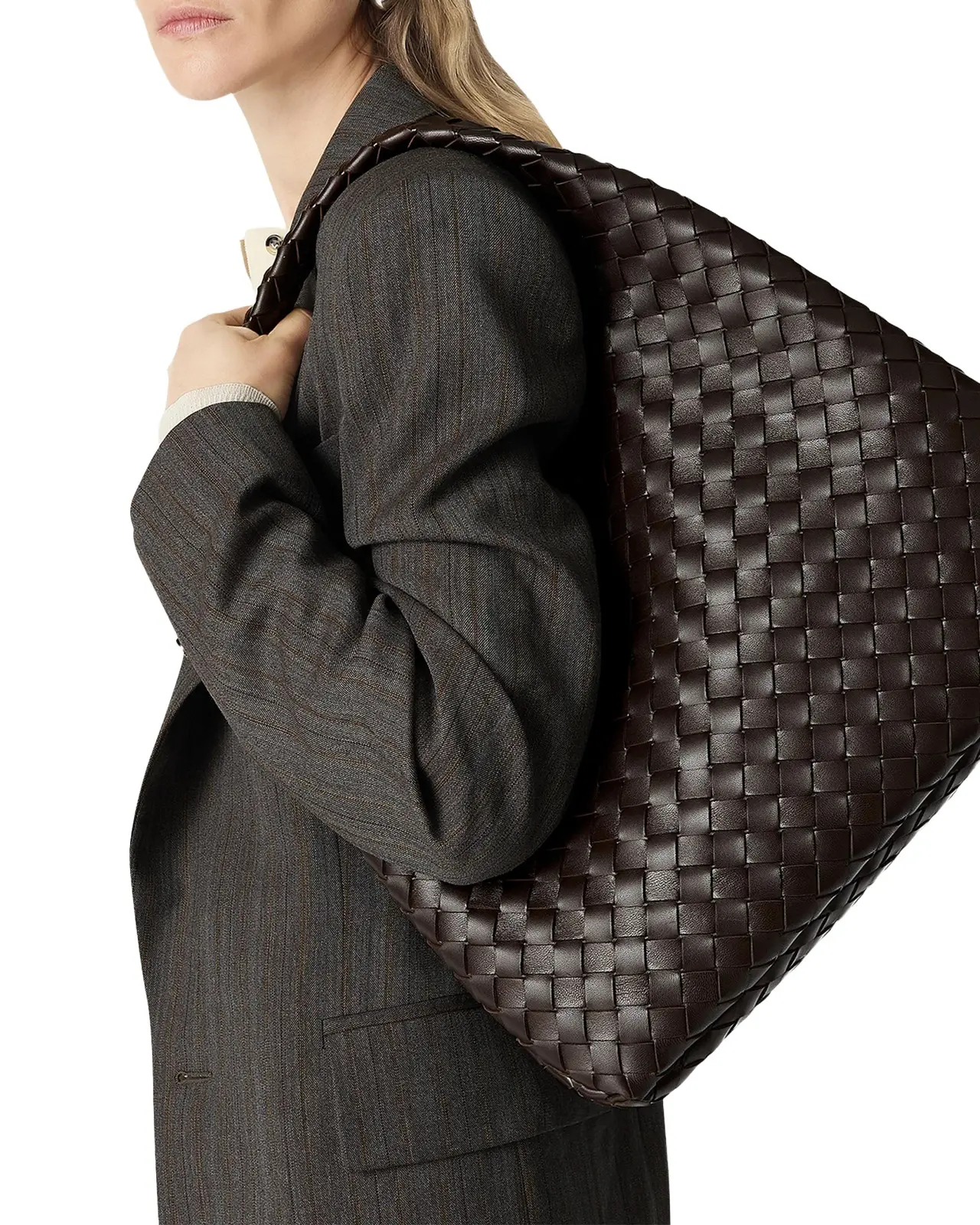 Campana Large Leather Shoulder Bag Campana Large Leather Shoulder Bag