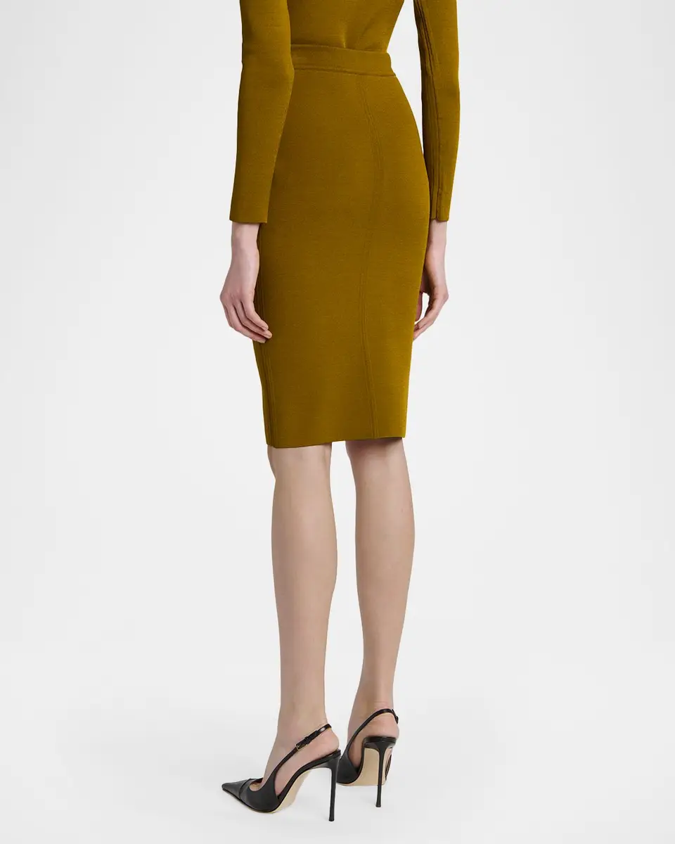 Tom Ford Olivinegr Pencil Skirt | Thumbnail 3 Tom Ford Olivinegr Pencil Skirt | Thumbnail 3