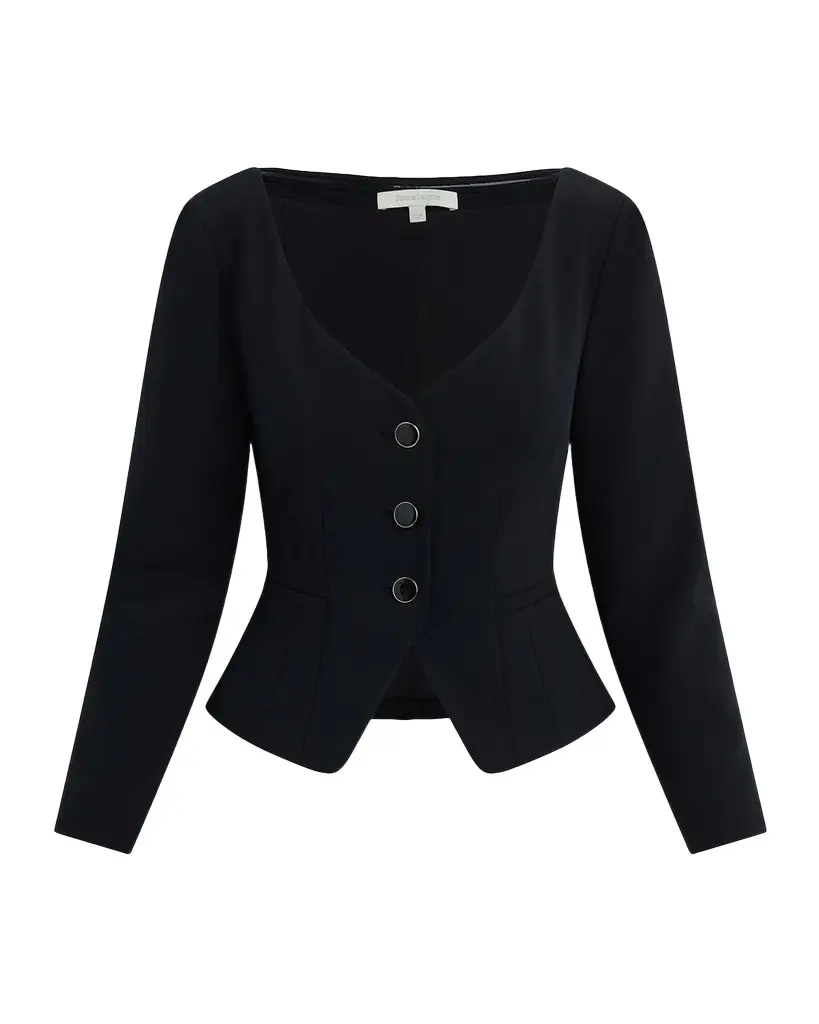 Favorite Daughter The Reveal Cropped Peplum Blazer | Image 1 Favorite Daughter The Reveal Cropped Peplum Blazer | Image 1