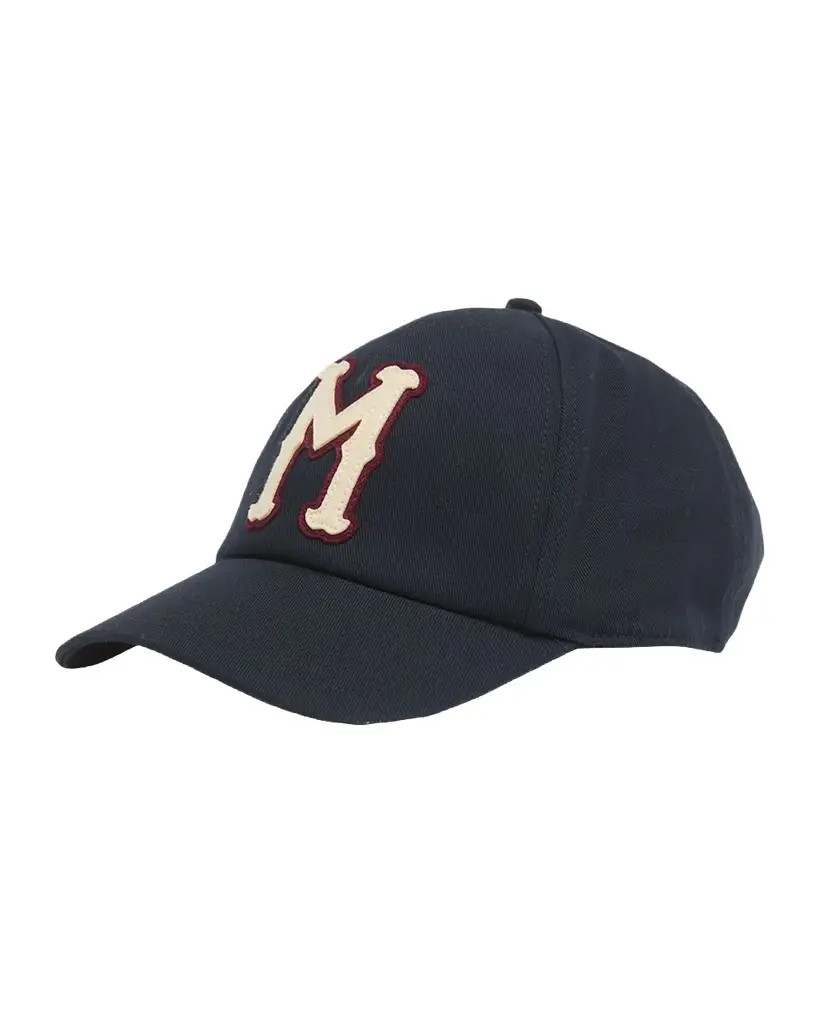 Moncler Men's Logo Cotton Baseball Cap | Image 1 Moncler Men's Logo Cotton Baseball Cap | Image 1