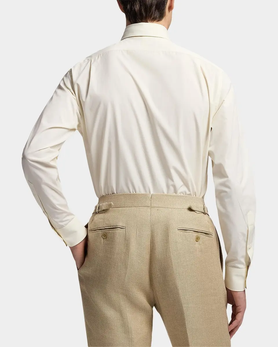Ralph Lauren Purple Label Men's Poplin Shirt | Thumbnail 3 Ralph Lauren Purple Label Men's Poplin Shirt | Thumbnail 3