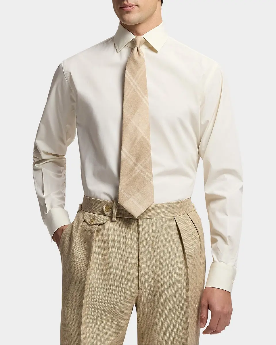 Ralph Lauren Purple Label Men's Poplin Shirt | Thumbnail 4 Ralph Lauren Purple Label Men's Poplin Shirt | Thumbnail 4