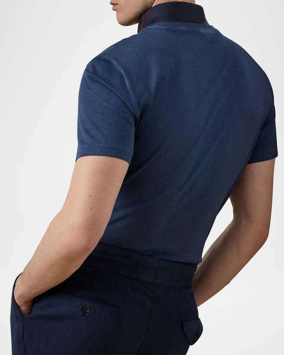 Ralph Lauren Purple Label Men's Garment-Dyed Jersey Pocket T-Shirt | Thumbnail 2