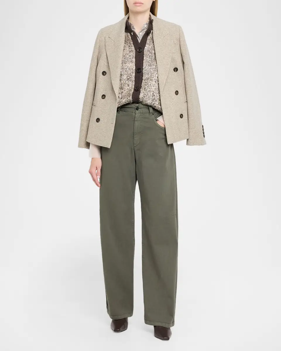 Brunello Cucinelli Sparkling Wool-Blend Double-Breasted Sport Coat | Thumbnail 2