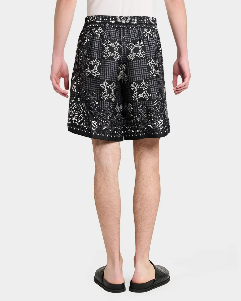 AMIRI Printed Silk MA Bandana Drawstring Shorts | Thumbnail 2 AMIRI Printed Silk MA Bandana Drawstring Shorts | Thumbnail 2