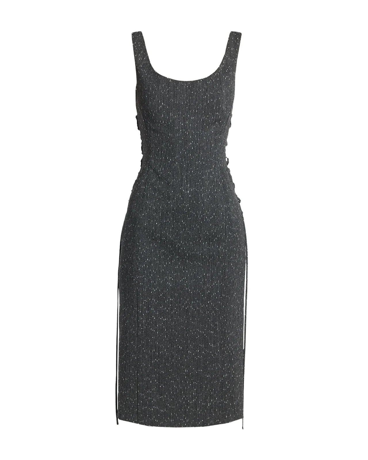 Sleeveless Laced Sheath Dress