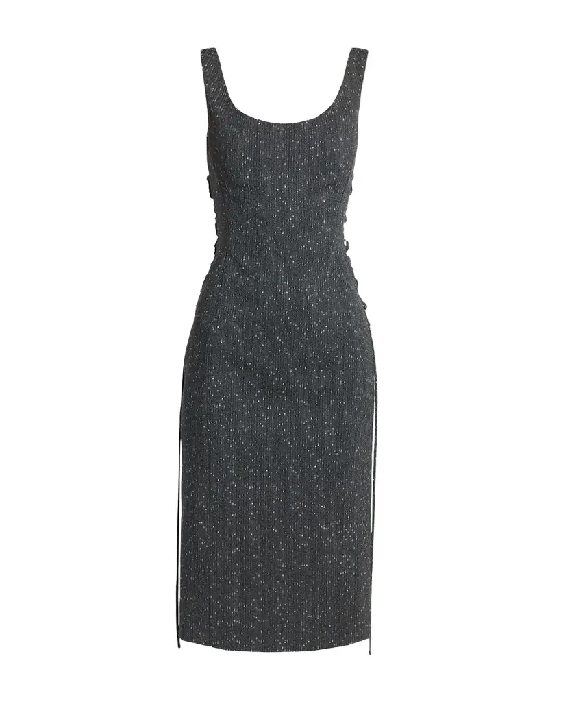 Alexander McQueen Sleeveless Laced Sheath Dress | Image 1 Alexander McQueen Sleeveless Laced Sheath Dress | Image 1