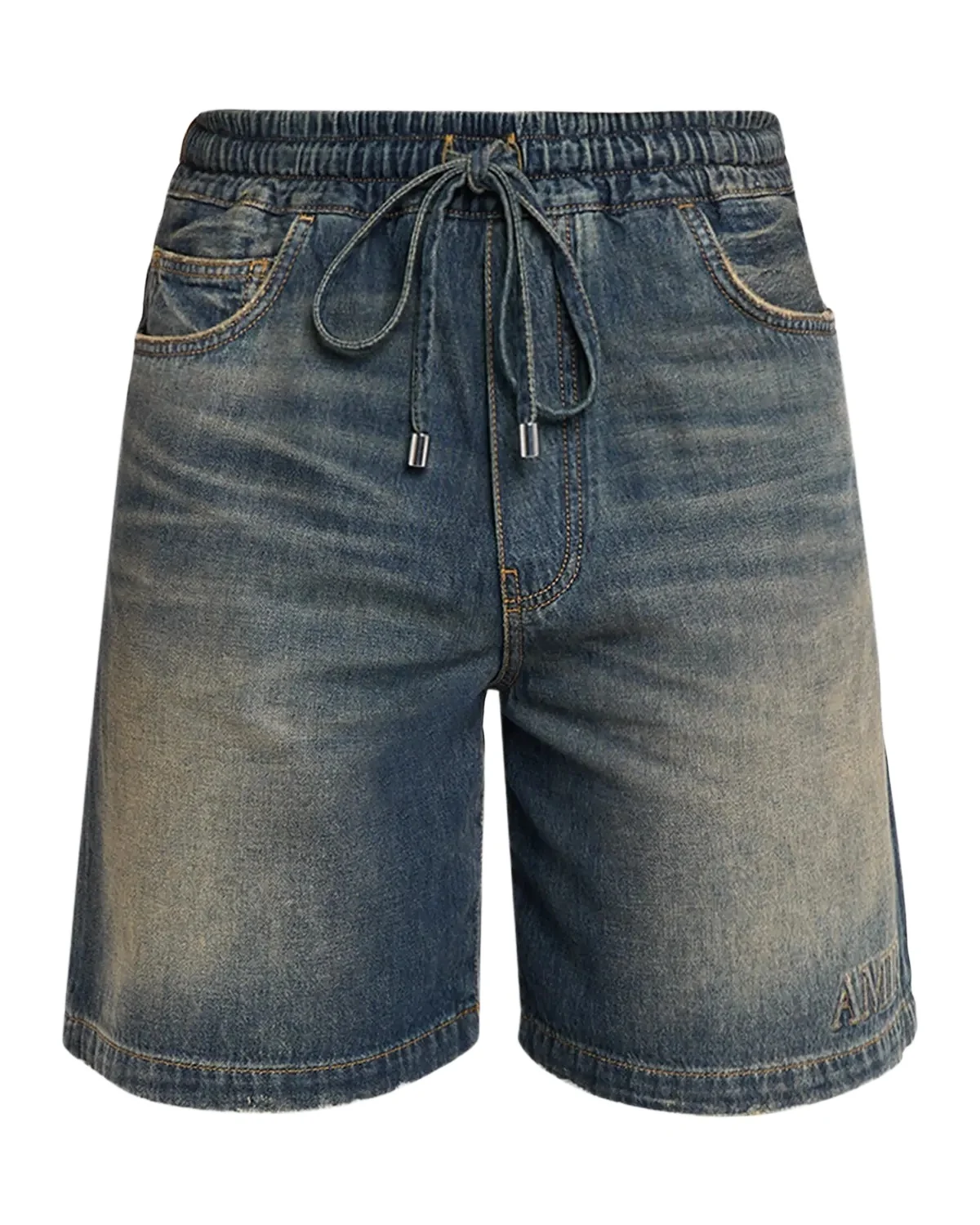 Men's Denim Drawstring Shorts Men's Denim Drawstring Shorts