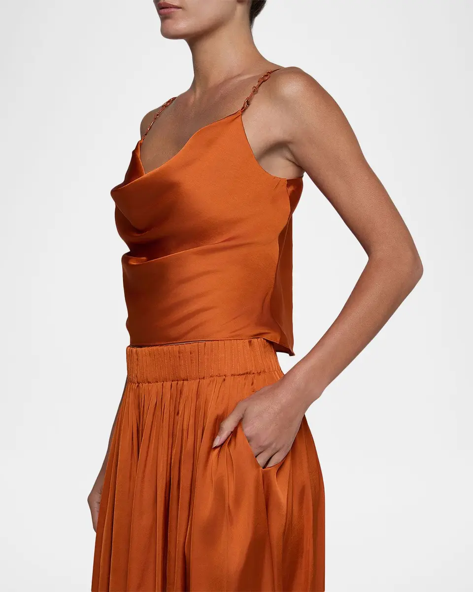 L'Agence Calista Horsebit-Strap Satin Camisole | Thumbnail 5 L'Agence Calista Horsebit-Strap Satin Camisole | Thumbnail 5