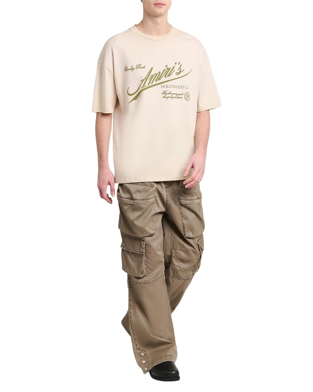 AMIRI Logo Drawstring Cargo Pants