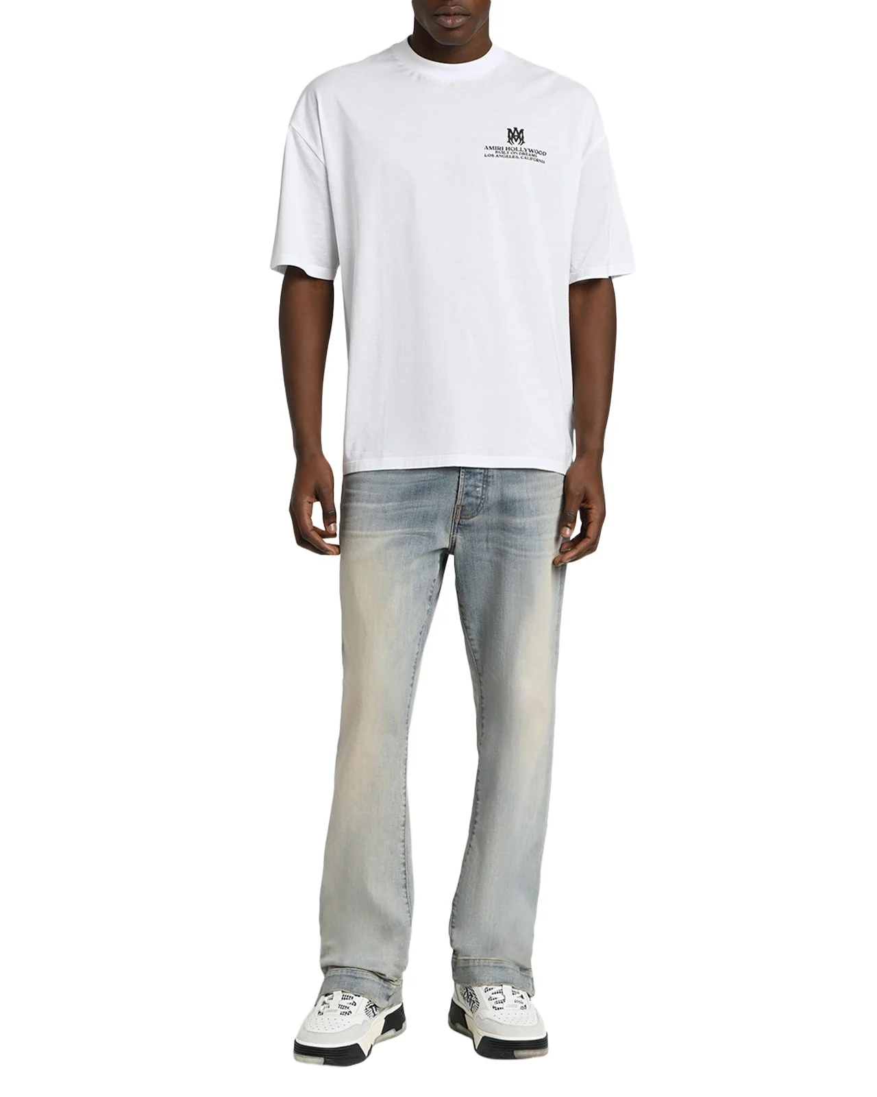 Men's Straight Flare-Leg Jeans