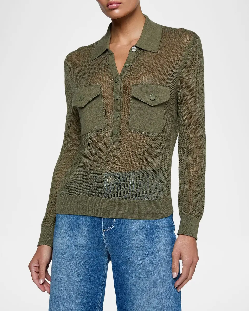 L'Agence Carine Cashmere-Blend Sweater | Thumbnail 4 L'Agence Carine Cashmere-Blend Sweater | Thumbnail 4