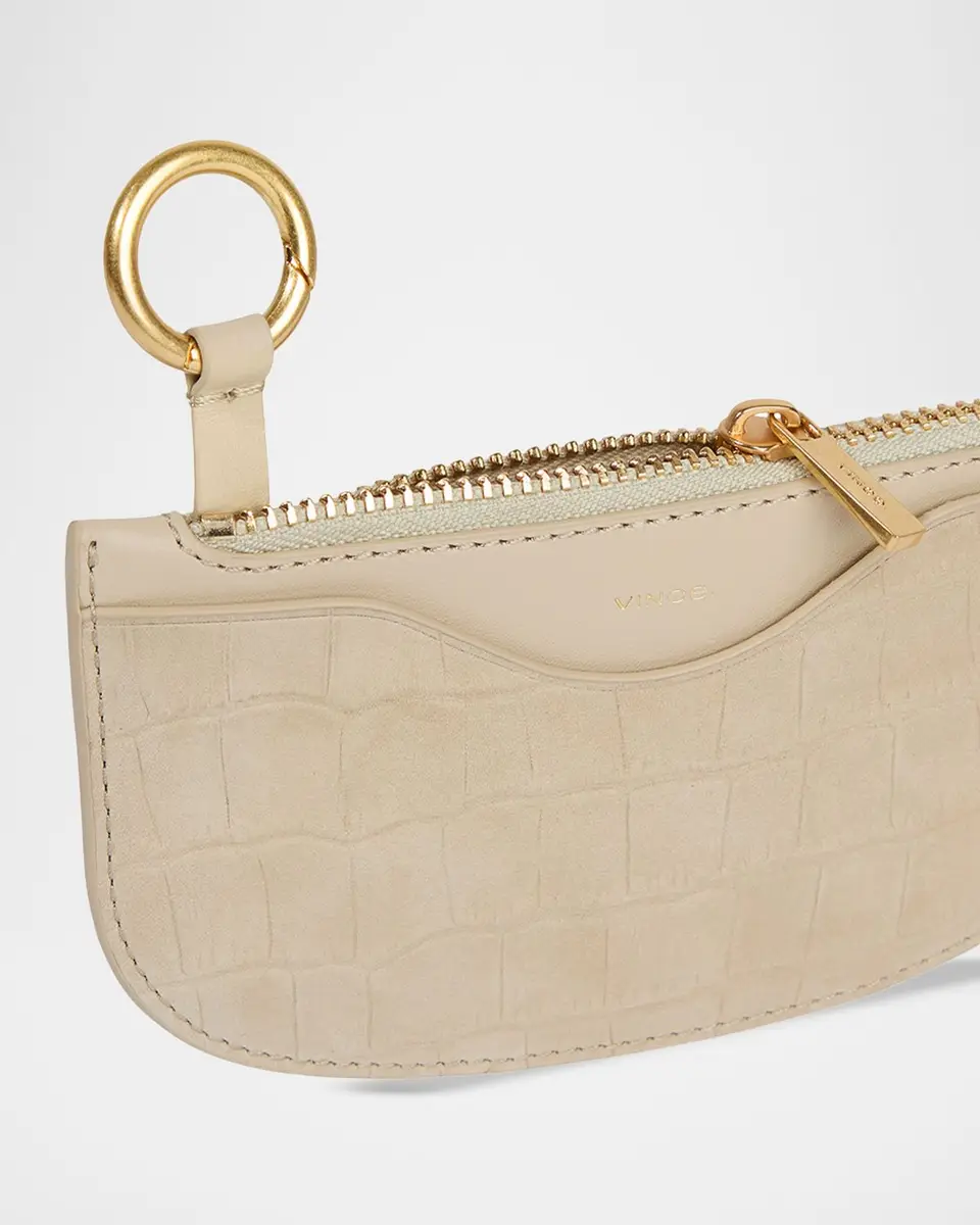 Vince Demma Croc-Embossed Leather Card Case | Thumbnail 4 Vince Demma Croc-Embossed Leather Card Case | Thumbnail 4