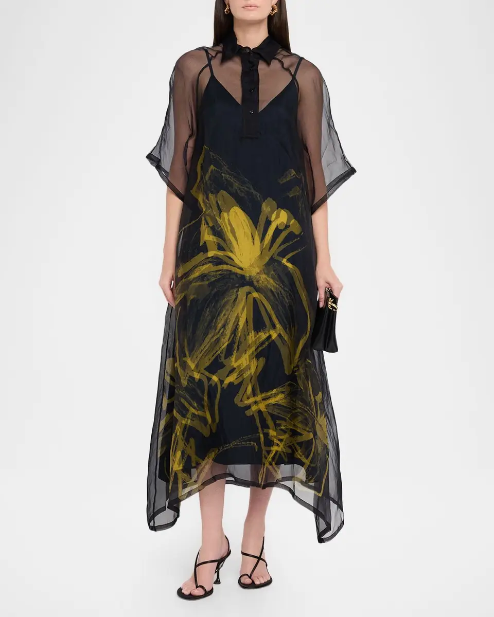 LOVEBIRDS Selene Floral-Print Tulle Maxi Dress | Thumbnail 2 LOVEBIRDS Selene Floral-Print Tulle Maxi Dress | Thumbnail 2