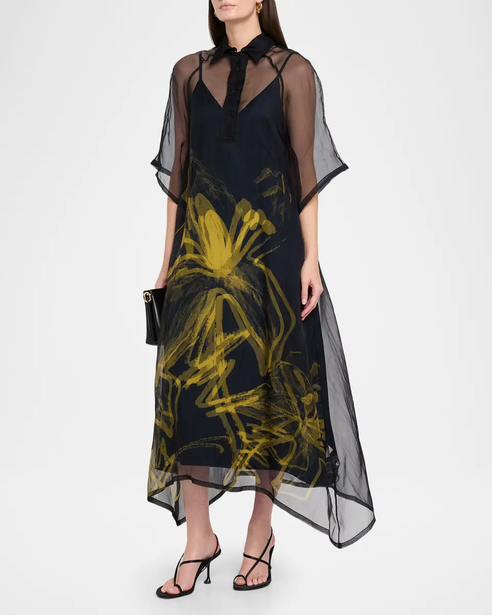 LOVEBIRDS Selene Floral-Print Tulle Maxi Dress | Thumbnail 4 LOVEBIRDS Selene Floral-Print Tulle Maxi Dress | Thumbnail 4