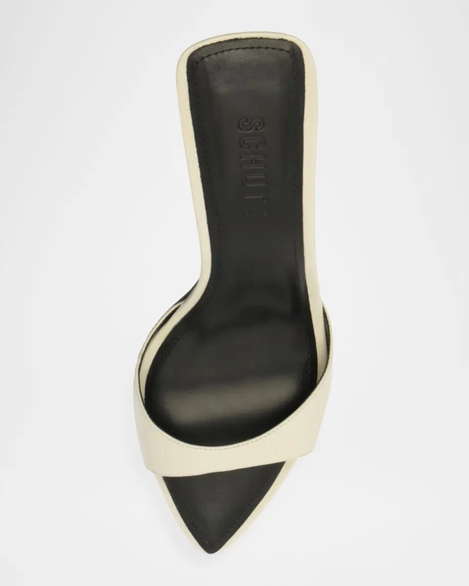 Schutz 75mm Elodie Leather Mules | Thumbnail 4 Schutz 75mm Elodie Leather Mules | Thumbnail 4