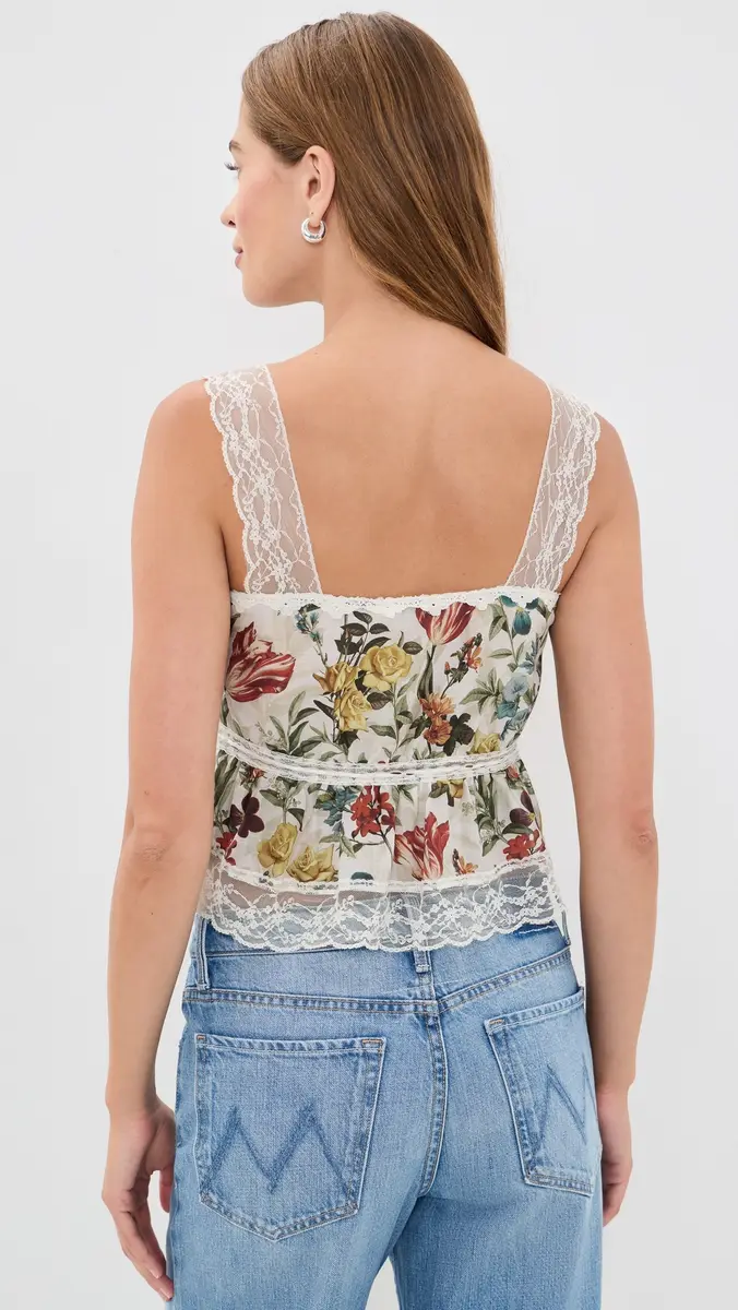 Alice + Olivia Annabeth Square Neck Top | Thumbnail 3 Alice + Olivia Annabeth Square Neck Top | Thumbnail 3