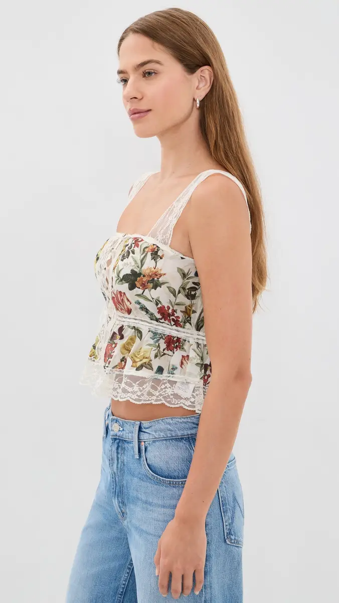 Alice + Olivia Annabeth Square Neck Top | Thumbnail 4 Alice + Olivia Annabeth Square Neck Top | Thumbnail 4