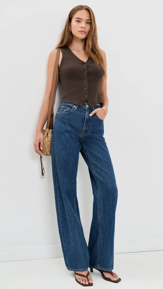 Madewell Ribbed V-Neck Vest | Thumbnail 5 Madewell Ribbed V-Neck Vest | Thumbnail 5