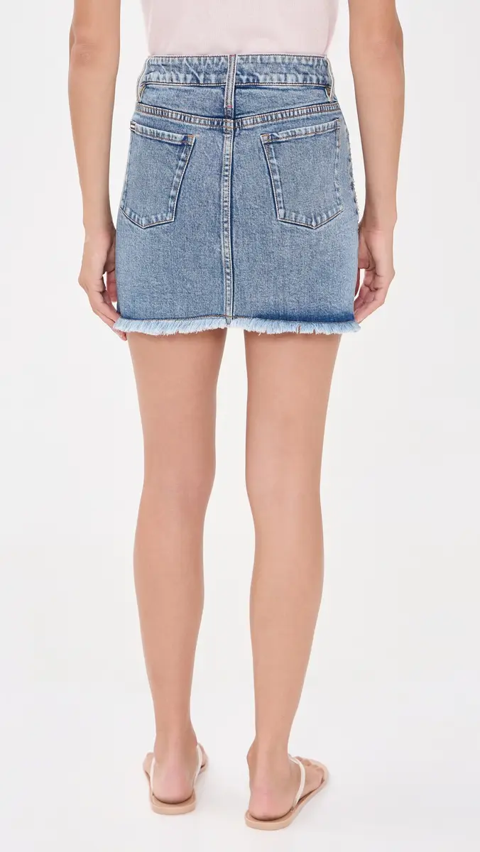 Alice + Olivia Kiera Embellished Denim Mini Skirt | Thumbnail 3 Alice + Olivia Kiera Embellished Denim Mini Skirt | Thumbnail 3