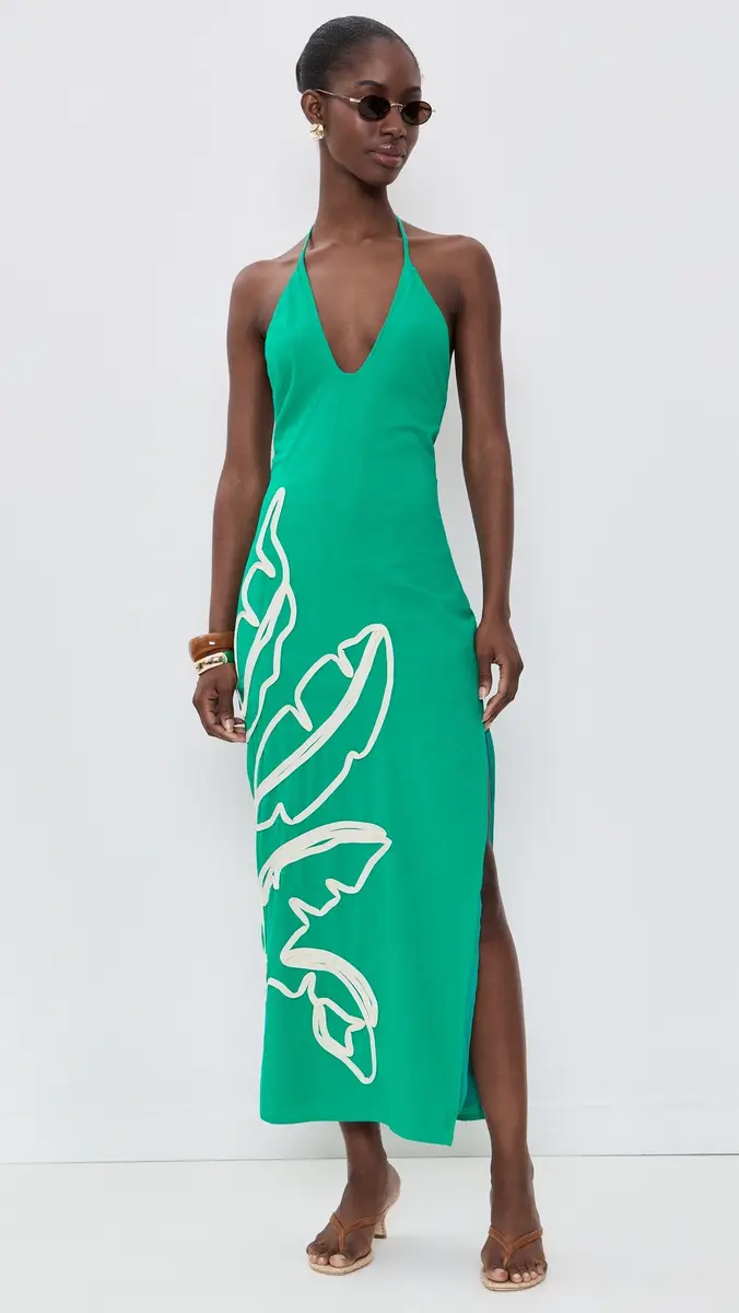 SEVEN WONDERS Brontie Halter Midi Dress | Thumbnail 5 SEVEN WONDERS Brontie Halter Midi Dress | Thumbnail 5