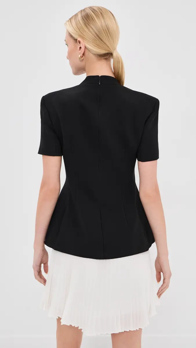 Simkhai Leah Short Sleeve Blazer Mini Dress | Thumbnail 3