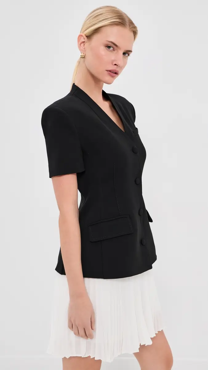 Simkhai Leah Short Sleeve Blazer Mini Dress | Thumbnail 4