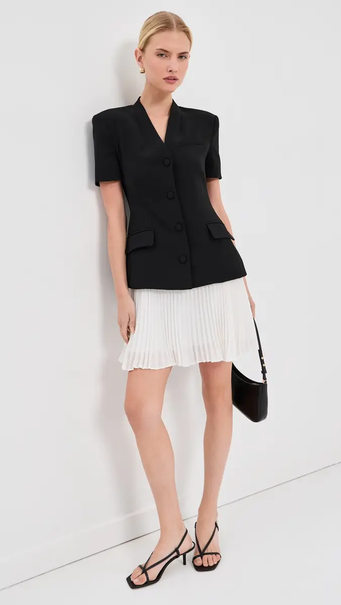 Simkhai Leah Short Sleeve Blazer Mini Dress | Thumbnail 5